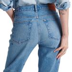 Lucky Brand  Sienna Boyfriend Jeans 4/27 Light Wash Embroidered Raw Hem Denim Photo 5