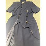 Atrium Collection Dress Womens 10 Navy Blue Double Breasted Blazer Pockets Lined Photo 8