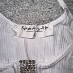 Emma & Sam White Embellished Crop Top Photo 1