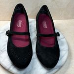 Munro American Whitney Black Suede Leather Mary Jane Block Heel Dress Shoes 8.5M Size 5 Photo 12