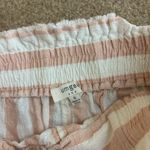 Umgee  distressed striped pink white shorts Photo 1