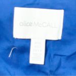 Alice McCALL  Size 2 Blue Y2K Electric Zip Front Tank Cropped Top Photo 3