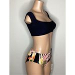 Robin Piccone New.  high waisted floral bikini. Medium. Retails $210. Photo 3