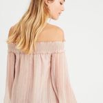 American Eagle AEO Shine Strip Off The Shoulder Blouse Photo 1