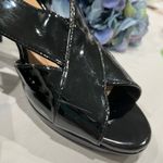 Easy Street ‎ black patent faux leather slingback dress heels size 9 Photo 3