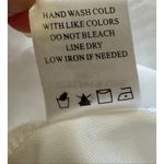 Adrienne Vittadini  White Cotton Puff Sleeve Tiered Dress Lined Textured S Photo 6