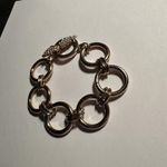 Victoria's Secret Victoria’s Secret Rose Gold Tone & Rhinestone Bracelet 8 Inch Angel Wings Photo 4