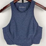Outdoor Voices  Athena Navy Blue Crop‎ Top Athletic Sports Bra Size M Photo 0