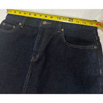 Lauren Ralph Lauren Denim midi Skirt size 8 Blue dark wash Photo 5