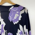 Chico's Floral Embroidered Cardigan Open Front Knit Sweater Boho Chic Travel Photo 3