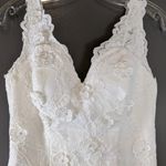 Wedding Dress White Lace Sleeveless Mermaid Size 10 Merry's NWT Photo 1