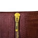 Trina Turk Leather/Suede Mini Harvest Skirt Size 00 Photo 2