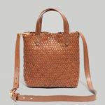 Madewell The Small Transport Tote Woven Leather Edition Photo 0