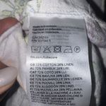 H&M Flounced XL Cotton/Linen Off-the-shoulder Dress Floral Ruffle Mini Short Photo 1