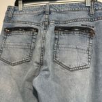 DKNY  JEANS Sz:10  High Rise Straight Leg Light Wash Rear Zipper Pocket Jeans. Photo 11