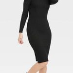 A New Day NWT Women's Long Sleeve Sweater Dress -  Black M Photo 0