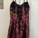 Lulus  Jacquard Dress Floral Mini Photo 1