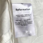 Reformation Isaac Dress 2 White Bridal Wedding Midi Dress Photo 5