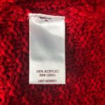 SO  Red Cable Knit Academia Holiday School Workwear Tomato Girl Sweater Sz Small Photo 10