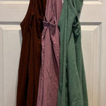 Universal Threads Lot of 3 Universal Thread Goods Cotton Tank Dress Midi Spaghetti Strap Size M Photo 0