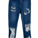 Cello Jeans Juniors 9 Distressed High Rise Ripped Casual Straight Leg Grunge 90s Photo 0