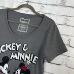 Disney Mickey & Minnie Mouse Graphic Shirt Dark Grey Vintage 1928 Large Loose Photo 6