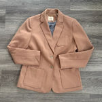 Elie Tahari  Camel Blazer size 8 Women’s Single Breasted Loose Fit Rayon Blend Photo 0