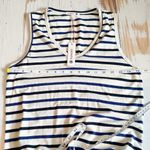 Sundry Stripe Jersey Side Split Maxi Tank Dress Size 1 Small Photo 5