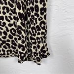 Something Navy  Revolve Animal Print Button Down Sun Dress Womens XS Cream Brown Photo 1