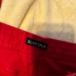 Silver Crush  ripped fire truck red skinny jeans 5/6 women’s party distressed Photo 3