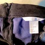 H&M Suede Velvety Soft Thick A-Line Mini Skirt Black Size 6 Photo 2