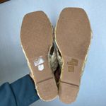 Beach by Matisse Raffia Woven Cross Strap Wedge Sandal Size 10M Tan Photo 4