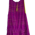 Jo&Jax Jo+Jax BoHo Swimsuit Cover-Up Women's Medium M 6-8 Wildberry/Citron Swim Coverup Photo 2