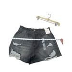 SO  *High Rise *Mom Shorts *charcoal* distressed, Sz 15/32 NWT Photo 7