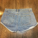 American Apparel Light Wash Mid Rise Rolled Denim Shorts Women’s Size 25 Photo 2