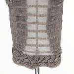 Rebecca Taylor Grey Chunky Cap Sleeve Open Knit Cardigan Sweater Wool Mohair XS Photo 5