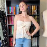 Micas  Twisted Crochet Tube Top Size XS Photo 1