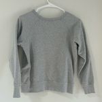 Aritzia  - Wilfred Free Gray Floral Embroidered Crew Neck Sweatshirt XXS Photo 1
