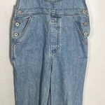 Guess ASO‎ Buffy Summers Vintage 90’s  Jeans Carpenter Blue Jumper Bib Overalls L Photo 0