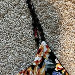 Forever 21  Floral Jumpsuit - Black, Yellow, Orange Photo 1