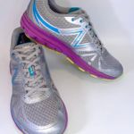 New Balance Womens 3190V2 Running Shoes Grey/Blue/Pink W3190SP2 Rev Lite Sz 9.5B Photo 2
