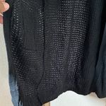 Ambiance Black Textured coat length Sweater with pockets medium Photo 9