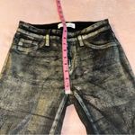 Kancan metallic gold/silver sheen skinny jeans size 7/27 Black Photo 9