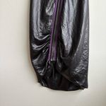 Alexander McQueen Parachute Black Purple Nylon Full Body Zipper Size 42 Medium Photo 1