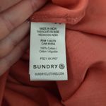 Sundry  Coral Cotton Button-Up NWT Photo 8