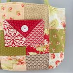 •Handmade vintage fabric shoulder tote bag• Photo 1