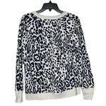 Gap Cotton Pullover Sweatshirt Women Small Leopard Print Long Sleeve Crewneck Photo 7