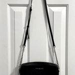 Michael Kors Jet Set Item Large East West Black Silver Crossbody Bag Photo 6