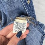 Faded Glory Vintage  Blue Denim Buttoned Top V-neck Short Cap Sleeves 22W/24W Photo 6