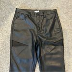 Good American Good 90's Icon Faux Leather Pants SIZE 15 Photo 2